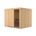  Karibu | Sauna Gobin | Deur Antracietglas 401746-01